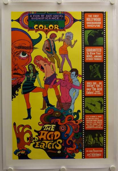 The Acid Eaters original release US Onesheet movie poster