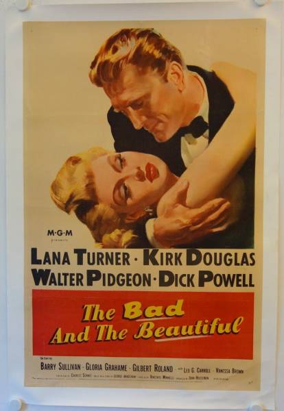 The Bad and the Beautiful original release US Onesheet movie poster