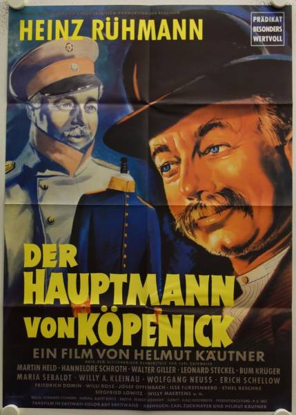 The Captain from Koepenick re-release german movie poster