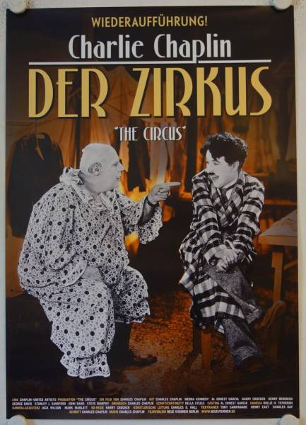 Der Circus / Der Zirkus originales deutsches Filmplakat