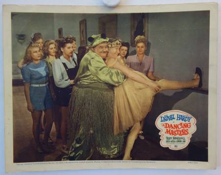 The Dancing Masters original release US lobby card