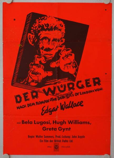 Der Würger originales deutsches Filmplakat (R61)