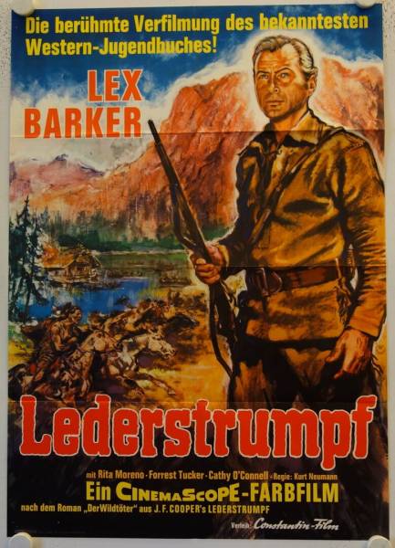 Lederstrumpf originales deutsches Filmplakat