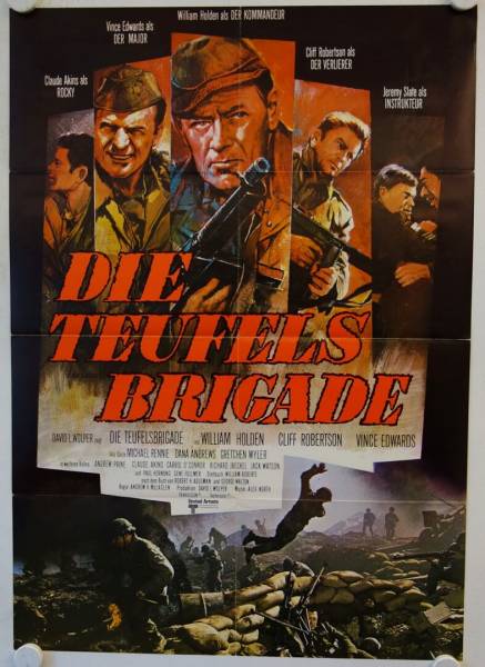 The Devils Brigade original release german movie poster