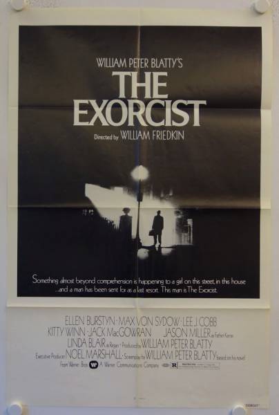 The Exorcist original release US Onesheet movie poster