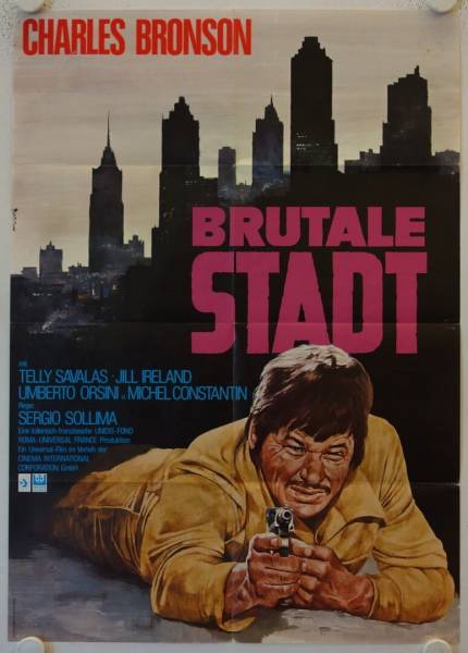 Brutale Stadt originales deutsches Filmplakat