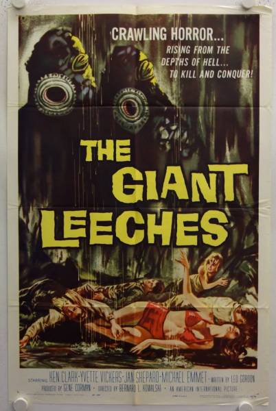 The Giant Leeches originales US Filmplakat