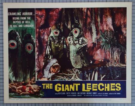 The Giant Leeches originale US Lobby Card