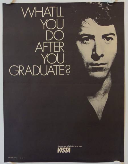 The Graduate original release Vista promotional poster