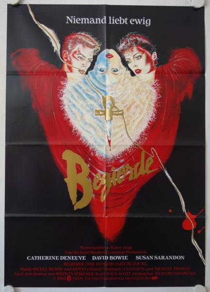The Hunger original release german movie poster