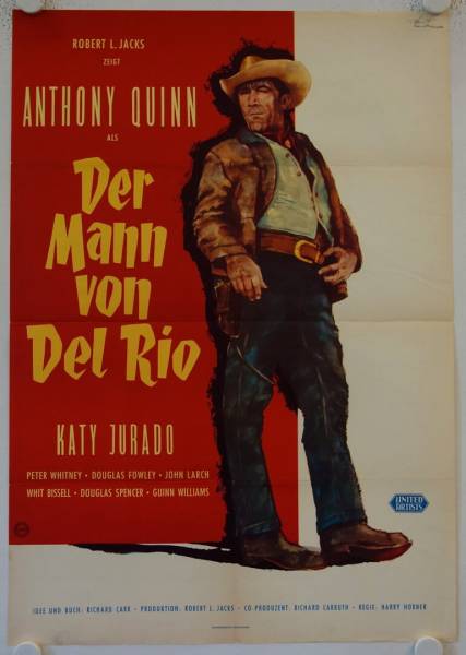 Der Mann von Del Rio originales deutsches Filmplakat