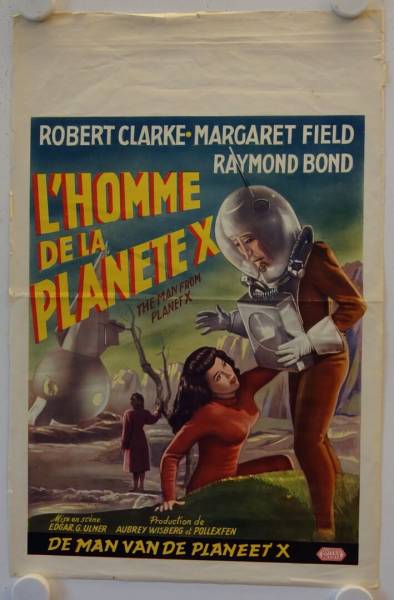The Man from Planet X originales Filmplakat aus Belgien