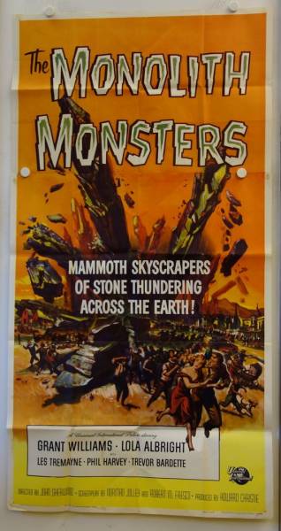 Das Geheimnis des steinernen Monsters originales US Filmplakat