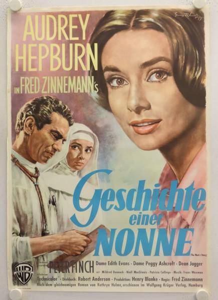 Geschichte einer Nonne originales deutsches Filmplakat