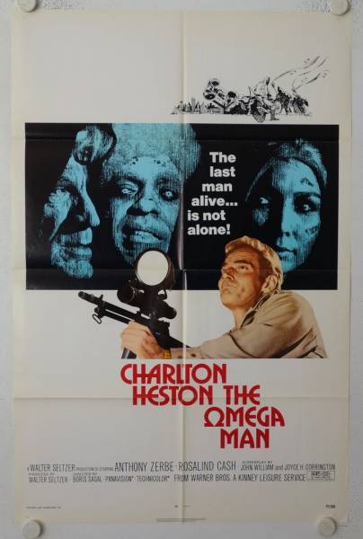 Der Omega Mann originales US Onesheet Filmplakat