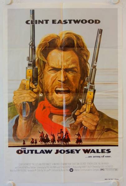 The Outlaw Josey Wales original release US onesheet movie poster