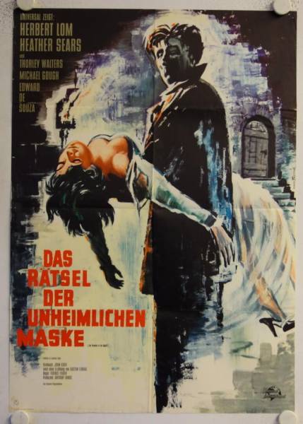Das Rätsel der unheimlichen Maske originales deutsches Filmplakat