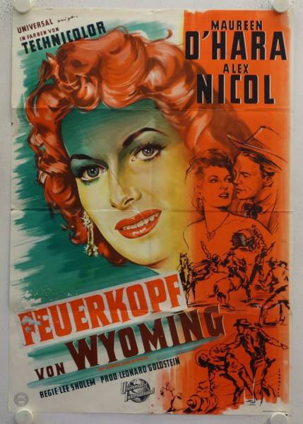 Feuerkopf von Wyoming originales deutsches Filmplakat