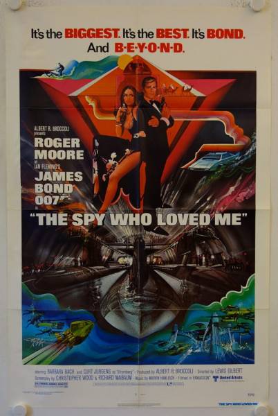 The Spy who loved me original release US Onesheet movie poster