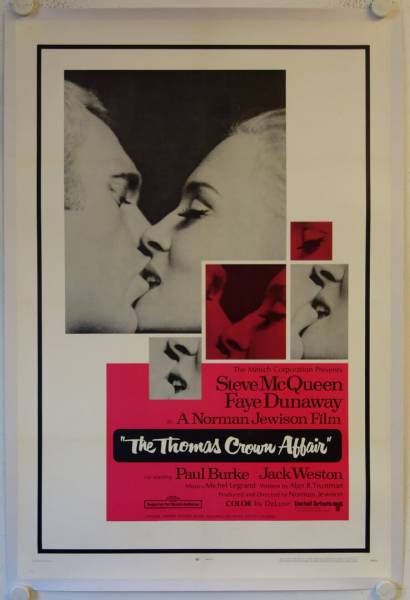 Thomas Crown ist nicht zu fassen originales US Onesheet Filmplakat