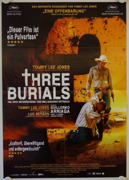 The Three Burials of Melquiades Estrada original release german movie poster