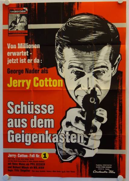 Schüsse aus dem Geigenkasten originales deutsches A0-Filmplakat