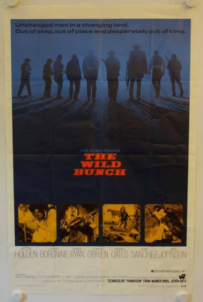 The Wild Bunch original release US Onesheet movie poster