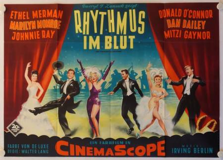 There's no Business like Show Business original release german double-panel movie poster