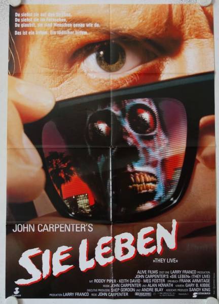 They Live original release german movie poster