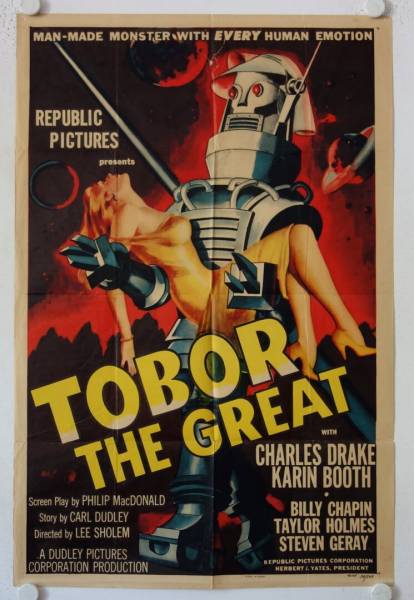 Tobor the Great originales US Onesheet Filmplakat