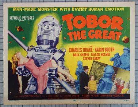 Tobor the Great originale US Title Lobby Card