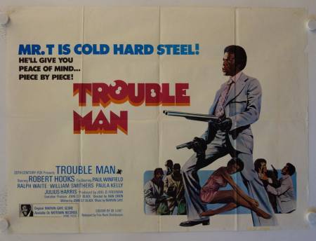 Trouble Man originales britisches Filmplakat