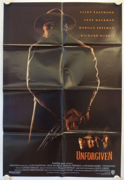 Unforgiven original release US Onesheet movie poster