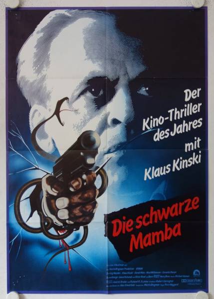 Die schwarze Mamba originales deutsches Filmplakat