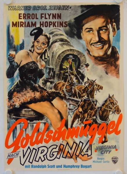 Virginia City original release german movie poster