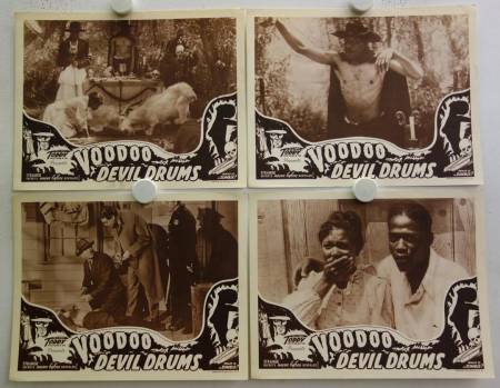 Voodoo Devil Drums original release US lobby card set