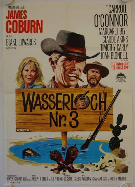 Wasserloch Nr. 3 originales deutsches Filmplakat