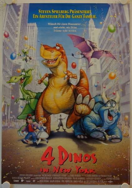 We're back! A Dinosaur's Story original release german movie poster