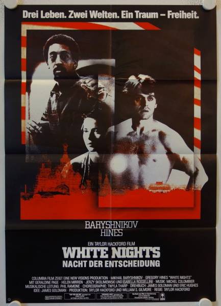 White Nights original release german movie poster