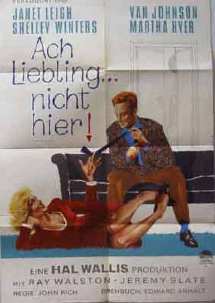 Ach Liebling...nicht hier originales deutsches Filmplakat