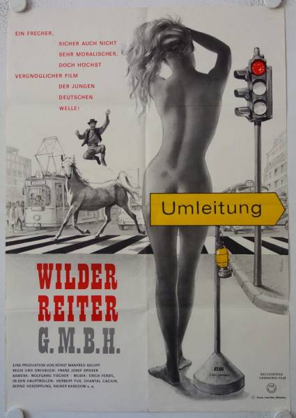 Wilder Reiter GmbH originales deutsches Filmplakat