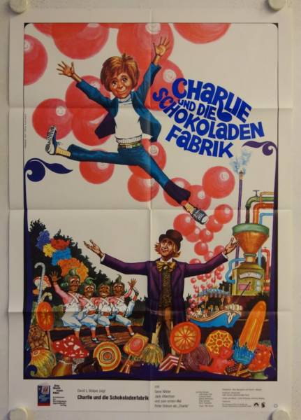 Willy Wonka and the Chocolate Factory original release german movie poster