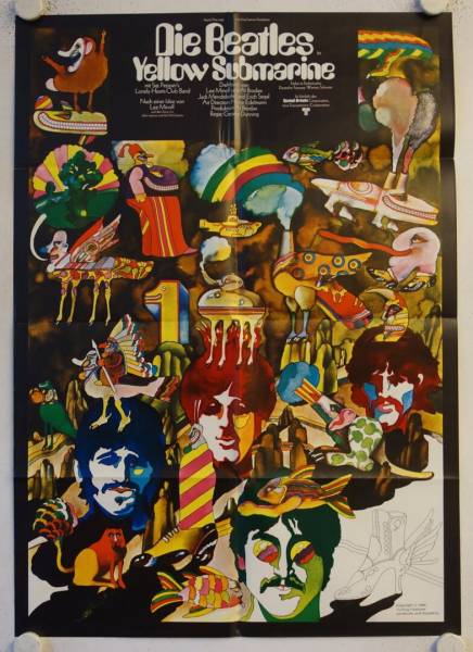 Yellow Submarine original release german movie poster