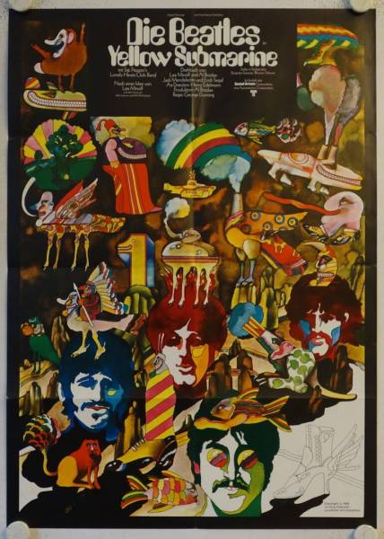 Yellow Submarine original release german movie poster