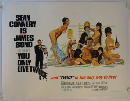 James Bond 007: Man lebt nur zweimal originales British Quad Filmplakat