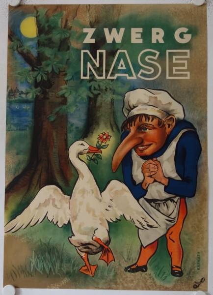 Zwerg Nase original release german movie poster