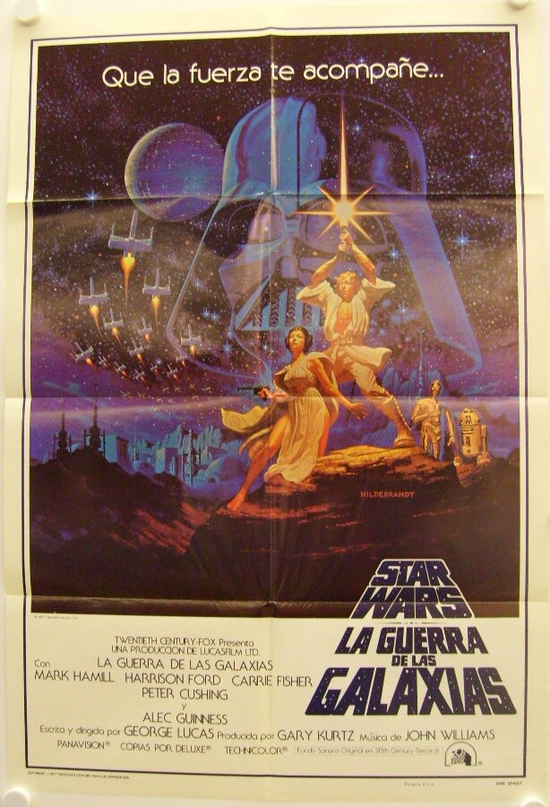 Star Wars original US onesheet movie poster