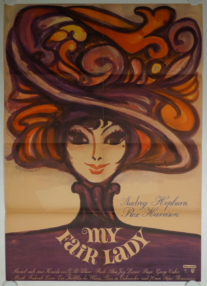 MY FAIR LADY, Original Audrey Hepburn Movie Poster - Original