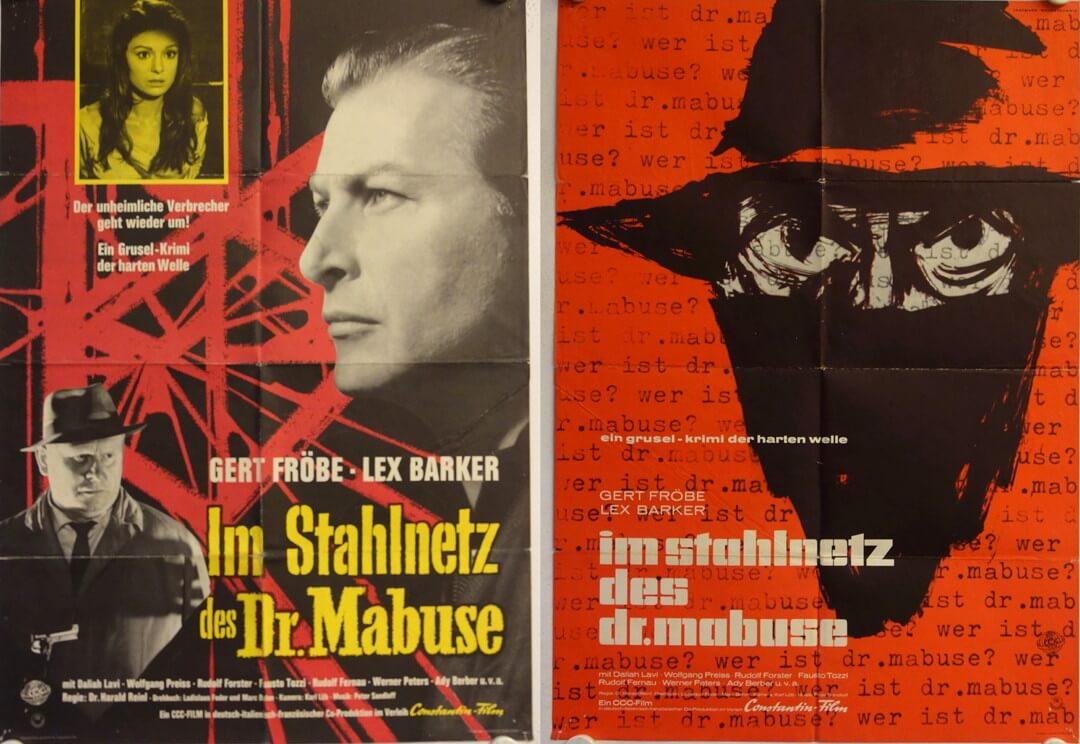 The Return of Dr. Mabuse original release german movie poster