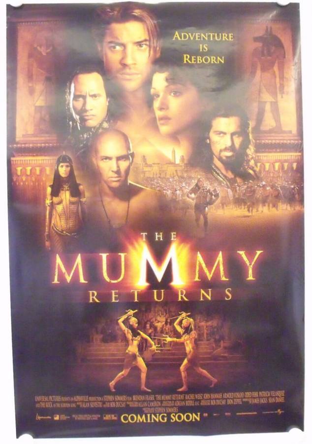 The Mummy Returns original release US Onesheet movie poster